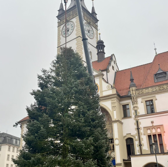 Rozsvícení vánočního stromu v Olomouci