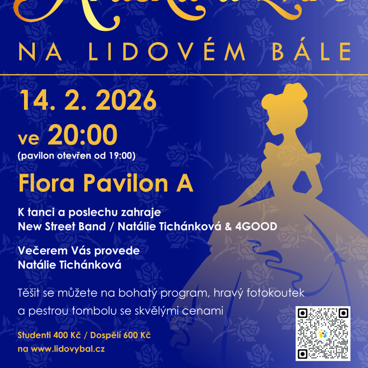 Potkejme se na Lidovém bále v Olomouci. Pavilon A se roztančí již 14. února 2026, tentokráte ve stylu pohádky „Kráska a zvíře“