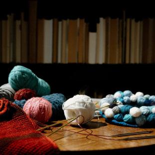 Odpoledne s pletením