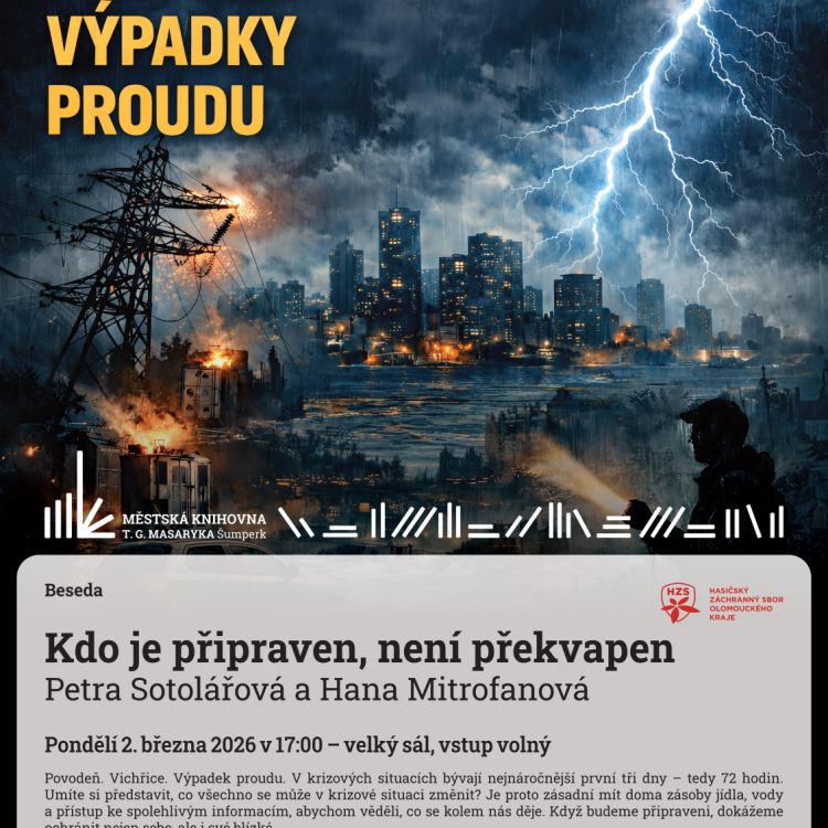 Jak se připravit na 72 hodin po krizi? Odpoví beseda v knihovně