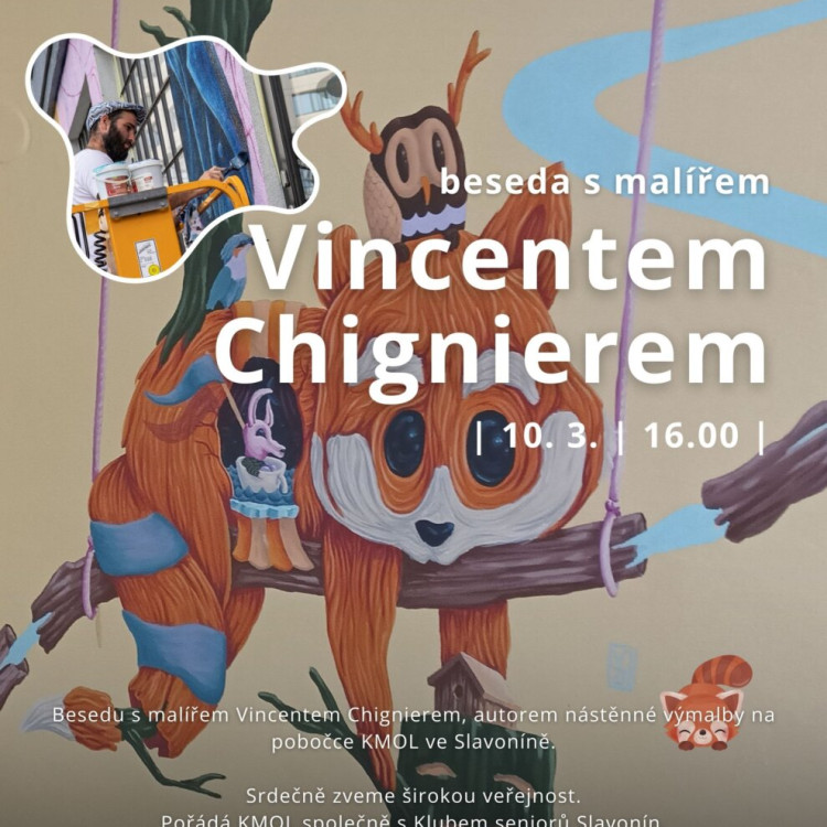 Beseda s malířem Vincentem Chignierem