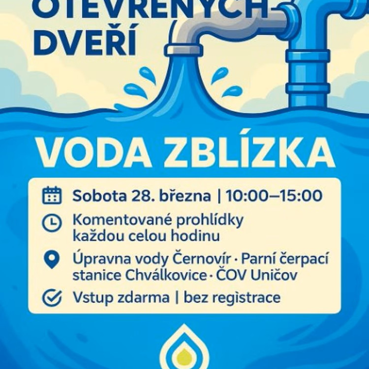 Den otevřených dveří: voda zblízka