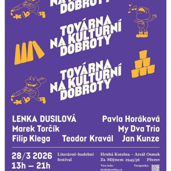 Továrna na kulturní dobroty 2026