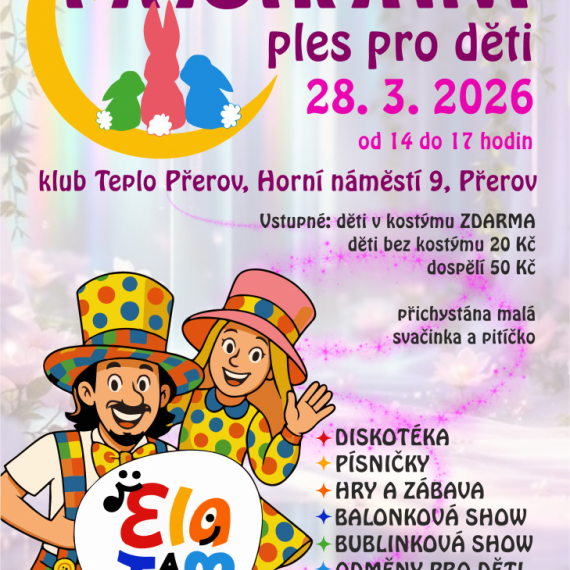 Maškarní ples pro děti