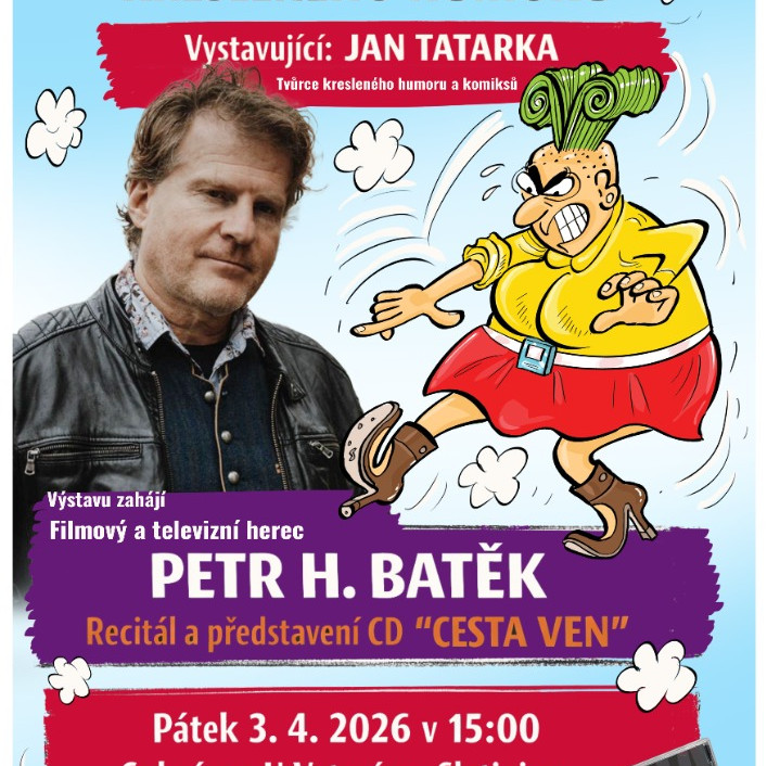 Vernisáž kresleného humoru ve Slatinicích nabídne i hudební zážitek