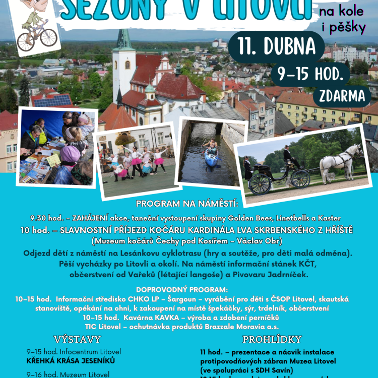 Zahájení turistické sezony v Litovli