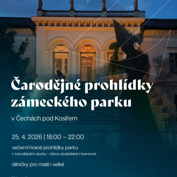 Čarodějné prohlídky zámeckého parku