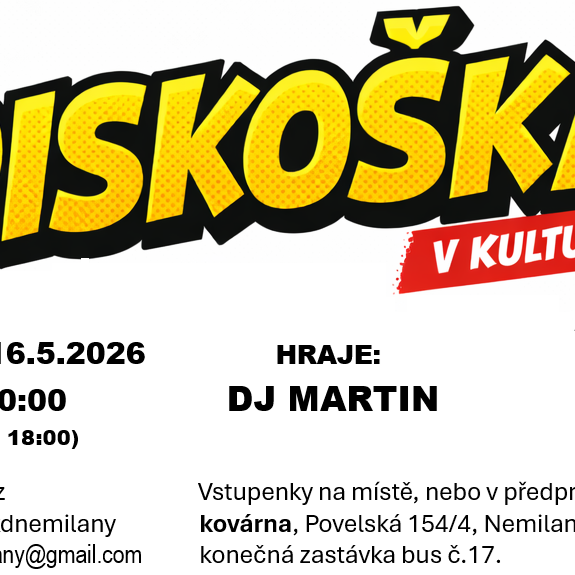 Diskoška v kulturáku VOL.I