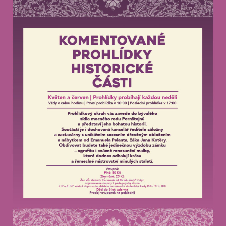 Komentované prohlídky Prostějovského zámku