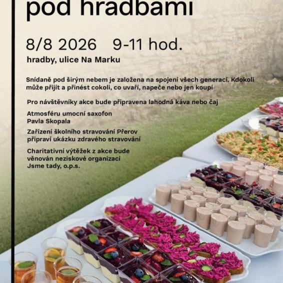 Komunitní snídaně pod hradbami