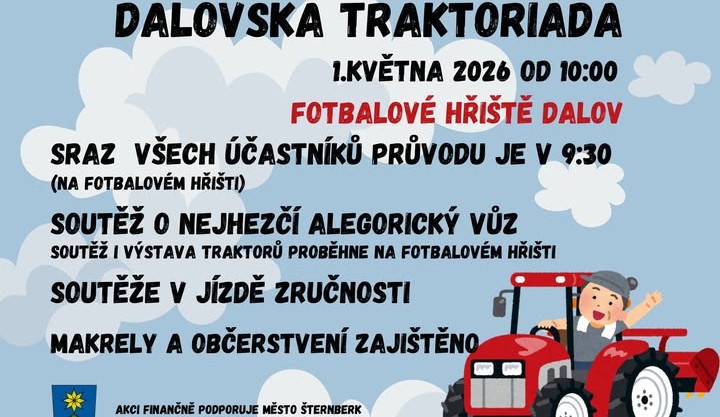 Dalovská traktoriáda 2026