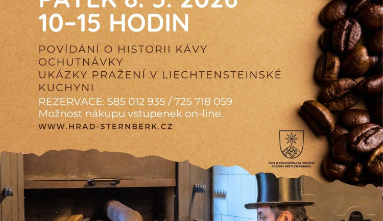 Historická kafírna na hradě Šternberk