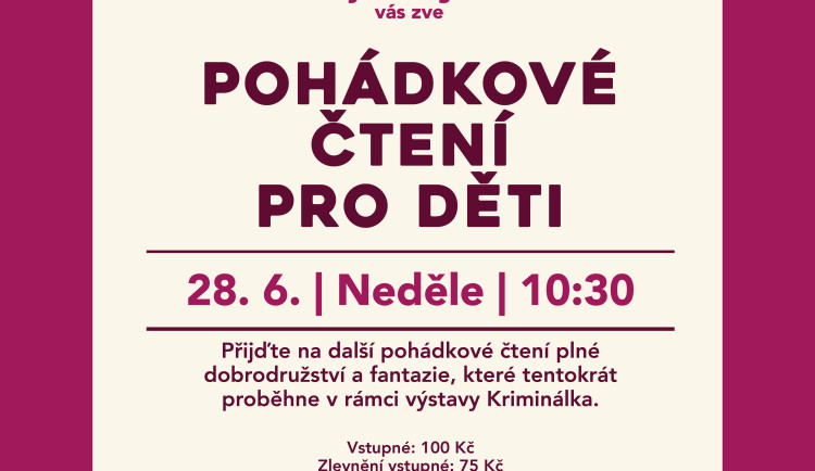 Pohádkové čtení pro děti