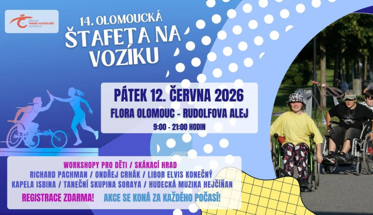Olomoucká štafeta na vozíku 2026
