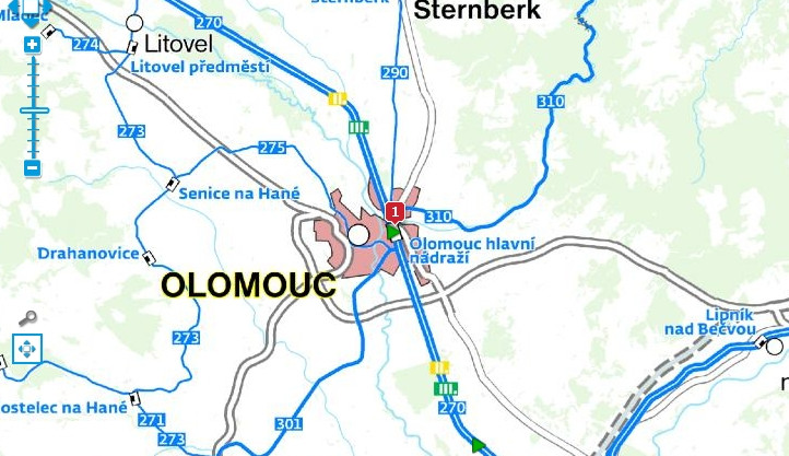 Olomouc - hlavní nádraží