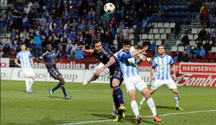Mladá Boleslav přišla v Olomouci o výhru tři minuty před koncem