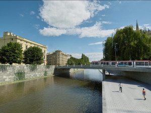 Radnice chce upravit podobu nového mostu poblíž centra Olomouce