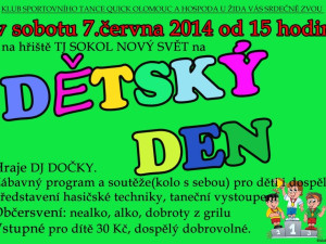 Dětský den TJ Sokol Nový Svět