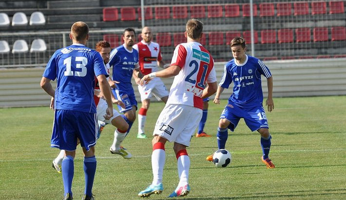 V generálce se Sigma utkala se Slavií, utkání skončilo1:1. Foto. sigmafotbal.cz