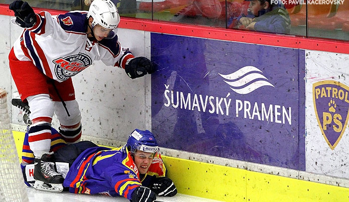 Takhle ne! Motor dostal na ledě Šumperku sedm gólů