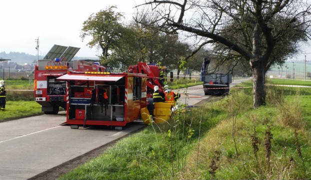 zásah hasičů na Prostějovsku, zdroj: hzsol.cz