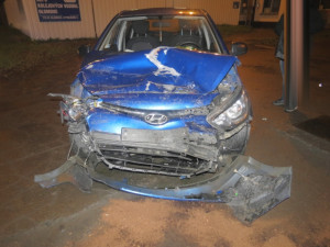 Opilý řidič způsobil nehodu 4 aut v Olomouci U Podjezdu