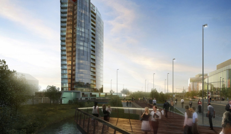 vizualizace Šantovka Tower, autor: ateliér Benoy