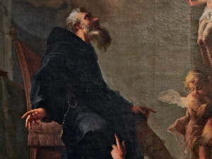 Sv. Peregrin (ústřední výjev), 1755–1760, Brno, farní kostel sv. Jakuba Většího