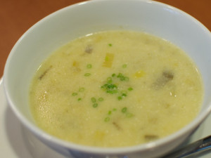 Pórková s bramborami