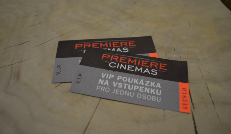 VIP lístky do Premiere Cinemas vyhrává...