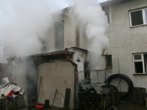 Hasiči vyjížděli do Skrbeně k požáru v kotelně rodinného domu