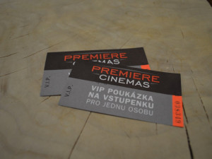 VIP lístky do Premiere Cinemas vyhrává...