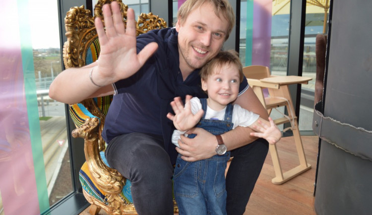 David Deyl s výhercem Patrikem