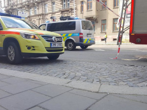Na Palackého ulici v Olomouci srazil seniorku kamion