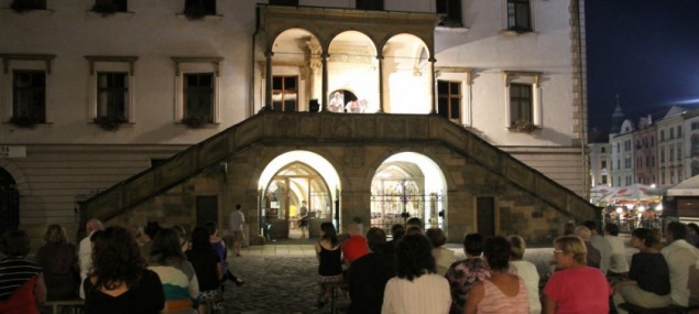 Noční muzicírování na Horním náměstí