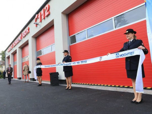 V Šumperku otevřeli zbrusu novou požární stanici, veřejnost si ji může prohlédnout v listopadu