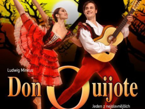 Plakát k baletu Don Quijote