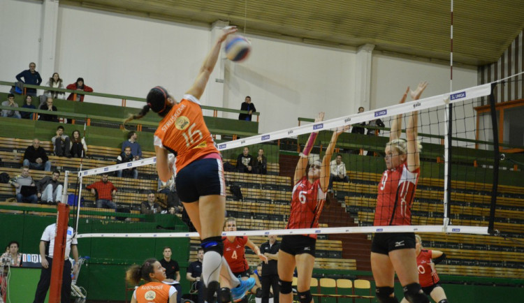 Olomoucké volejbalistky porazily pražský Olymp 3:0