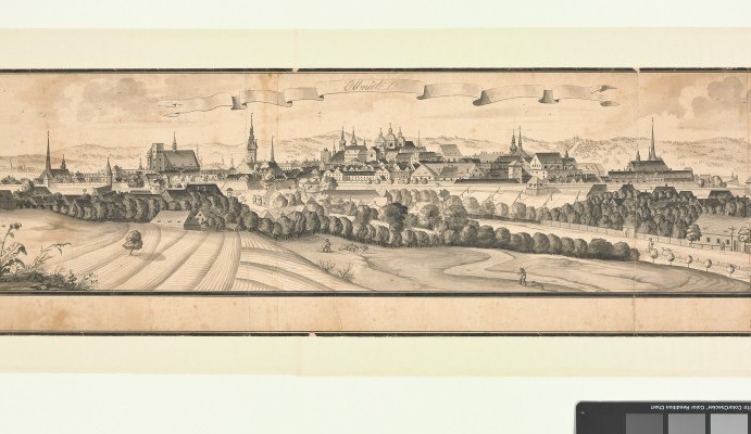 Veduta barokní Olomouce
