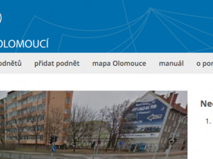 Olomouc má nový portál s názvem Chodím Olomoucí, můžete skrze něj říct, co vás ve městě trápí