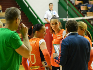 Olomoucké volejbalistky hrály první kolo nadstavby proti Ostravě