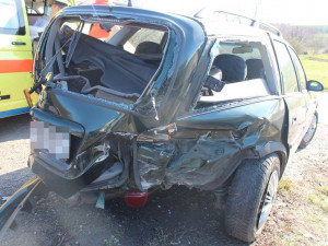 U Krčmaně se srazila tři auta