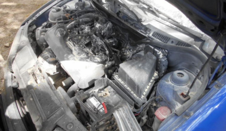 Fotografie uhašeného vozidla