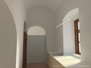 Vizualizace prostoru od architektonického studia Raketoplán