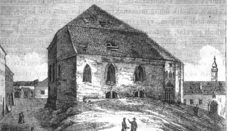 Blažejský kostel, zbořen 1840