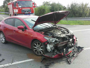 Nehoda v Prostějově