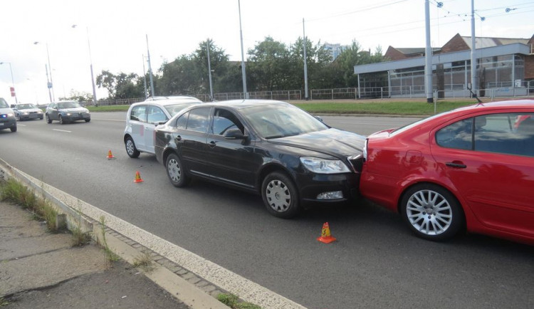 Srážka pěti vozidel