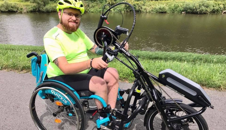 Tomáš Helísek na svém novém kole