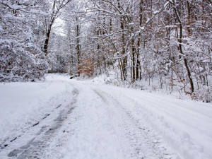 V Jeseníkách sněžilo, silnice jsou s opatrností sjízdné