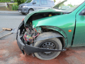 Po dopravní nehodě na Šumpersku zůstali dva zranění a osmdesátitisícová škoda